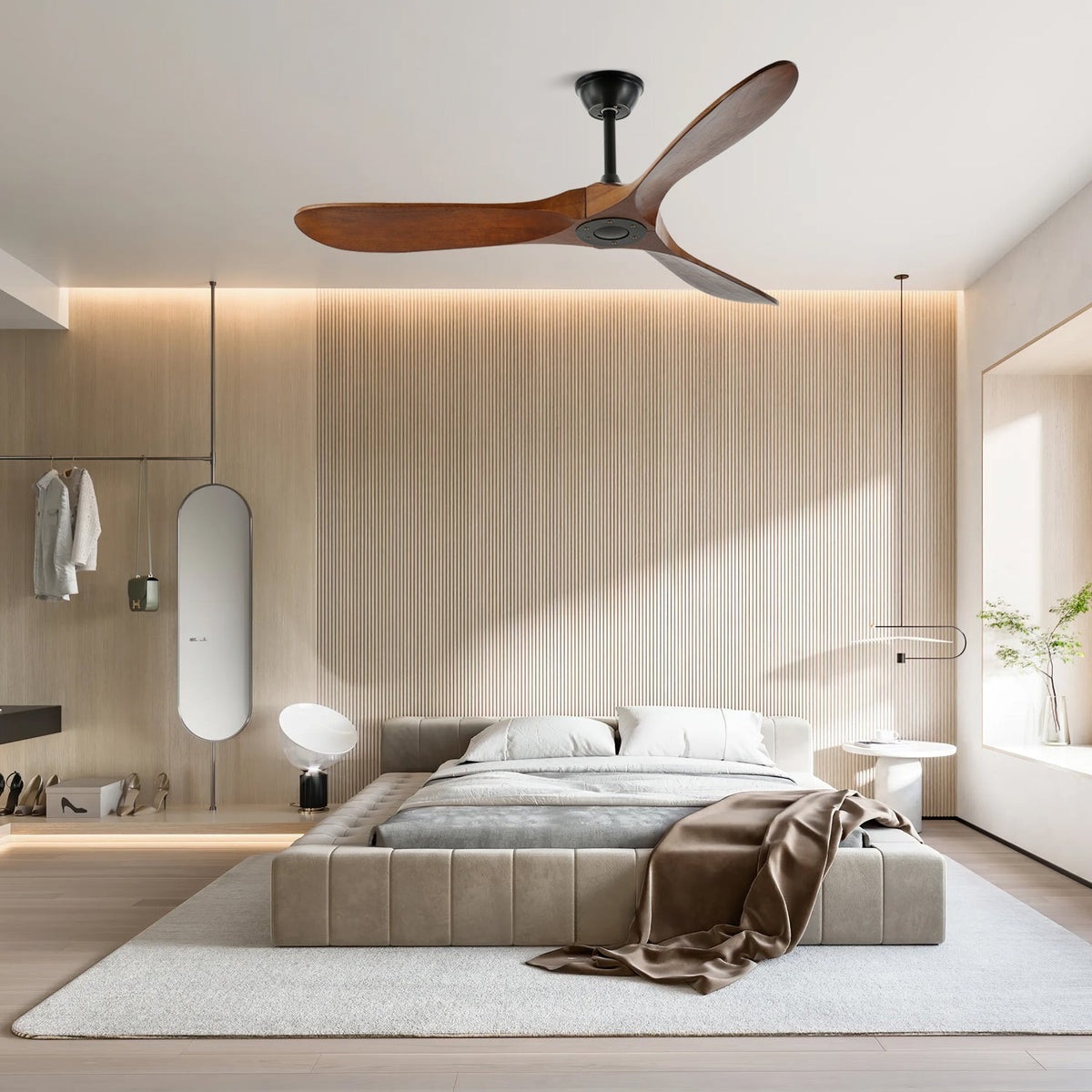 Aviona Deckenventilator aus Holz
