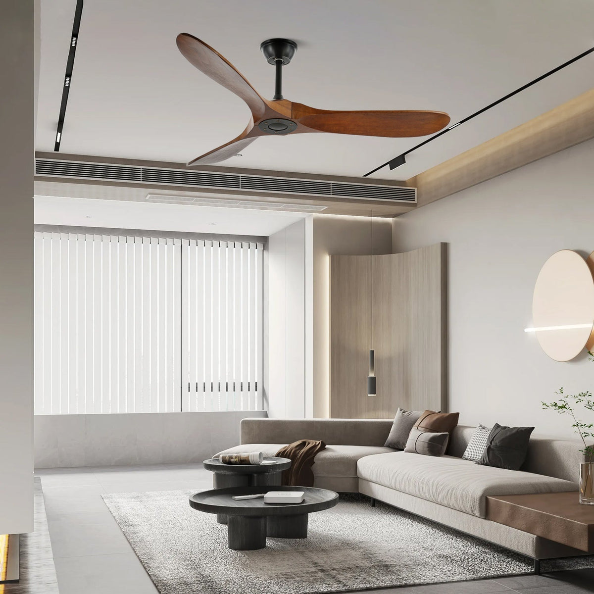 Aviona Deckenventilator aus Holz