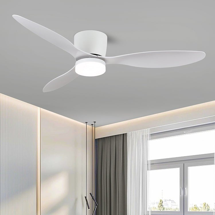Brinor minimalistisch Deckenventilator mit Beleuchtung Holz