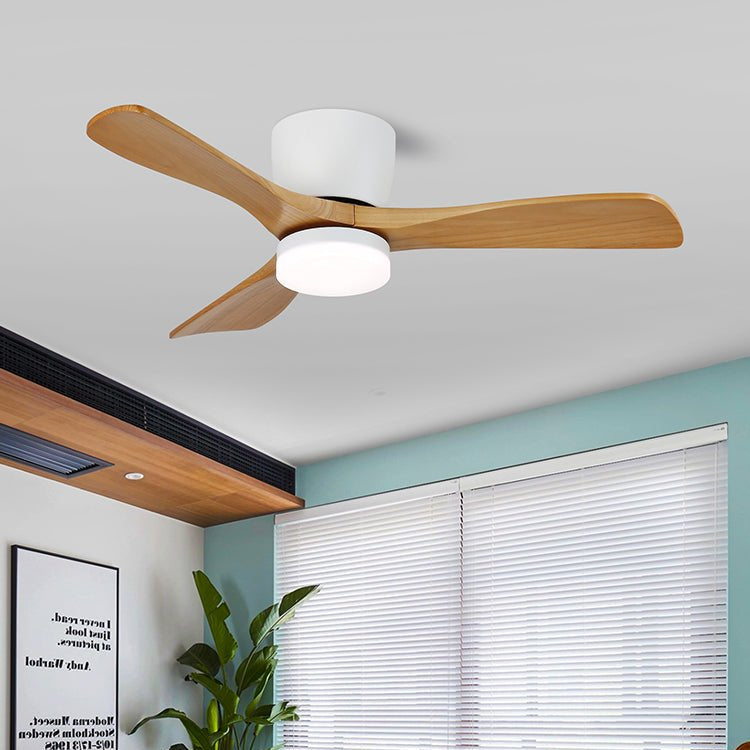 Brinor minimalistisch Deckenventilator mit Beleuchtung Holz