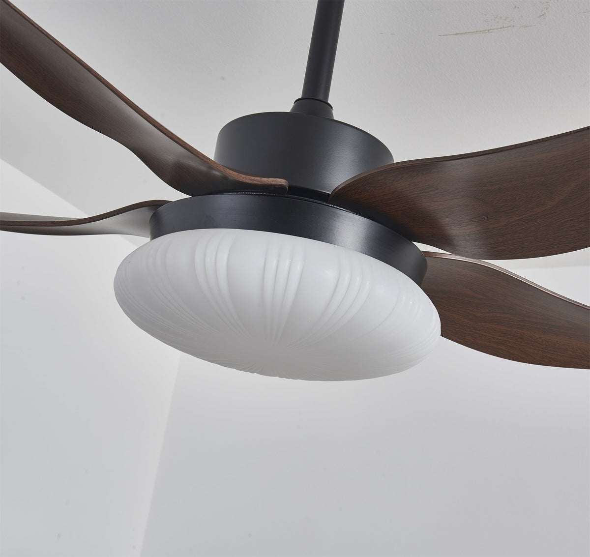 Zerith moderne Deckenventilator mit Beleuchtung aus Holz