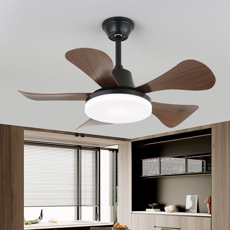 Aurefan Deckenventilator mit Beleuchtung aus Holz