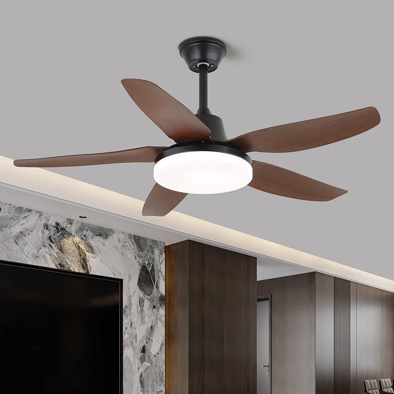 Aurefan Deckenventilator mit Beleuchtung aus Holz