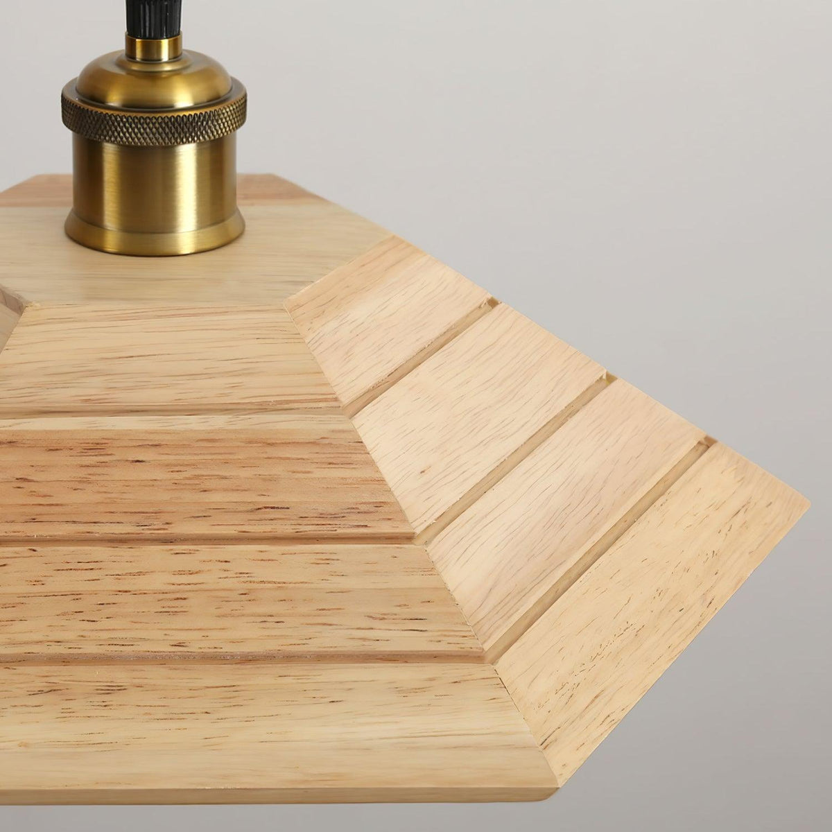 Evys traditionelle Kunst Pendelleuchte aus Holz