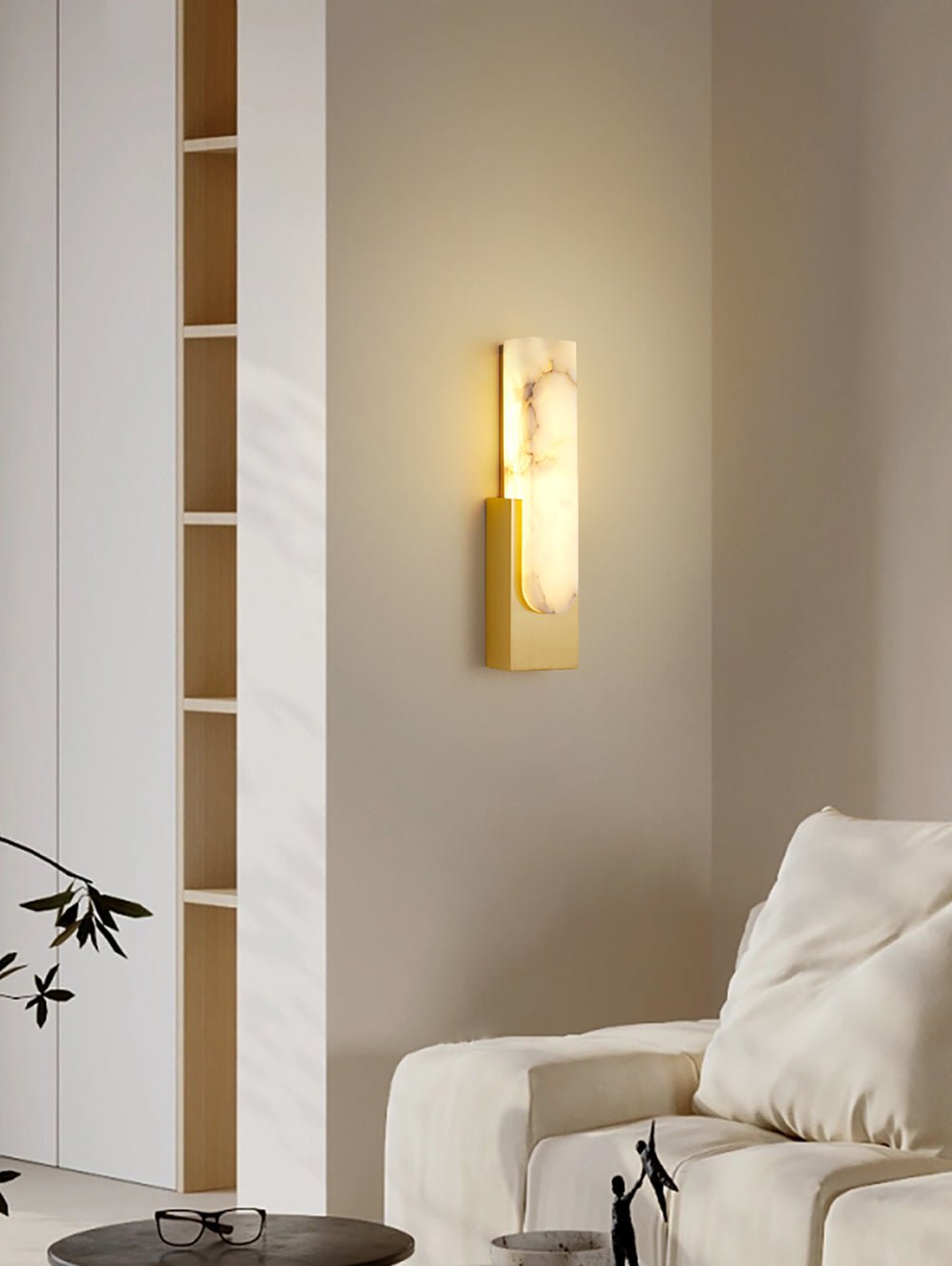 Xaldy Alabaster Wandleuchte