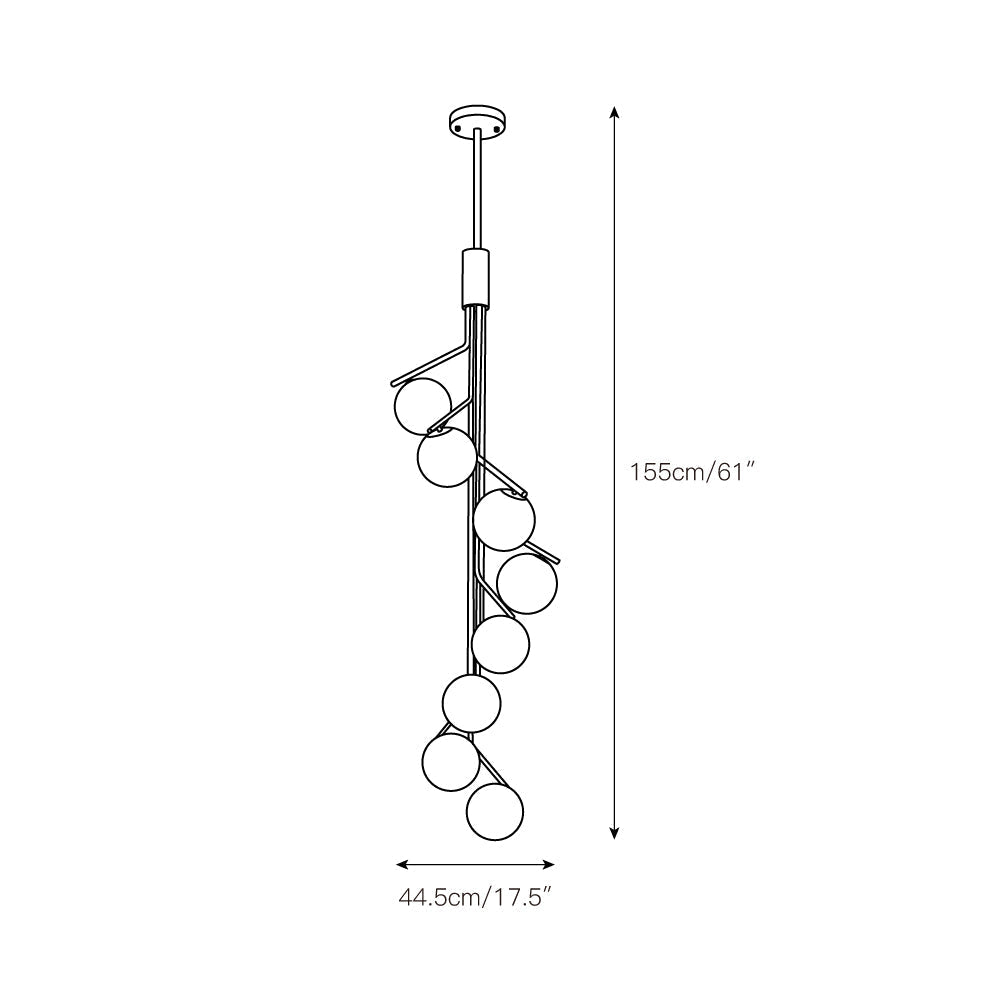 Ageet zeitgenössische minimalistische Pendelleuchte aus Glas