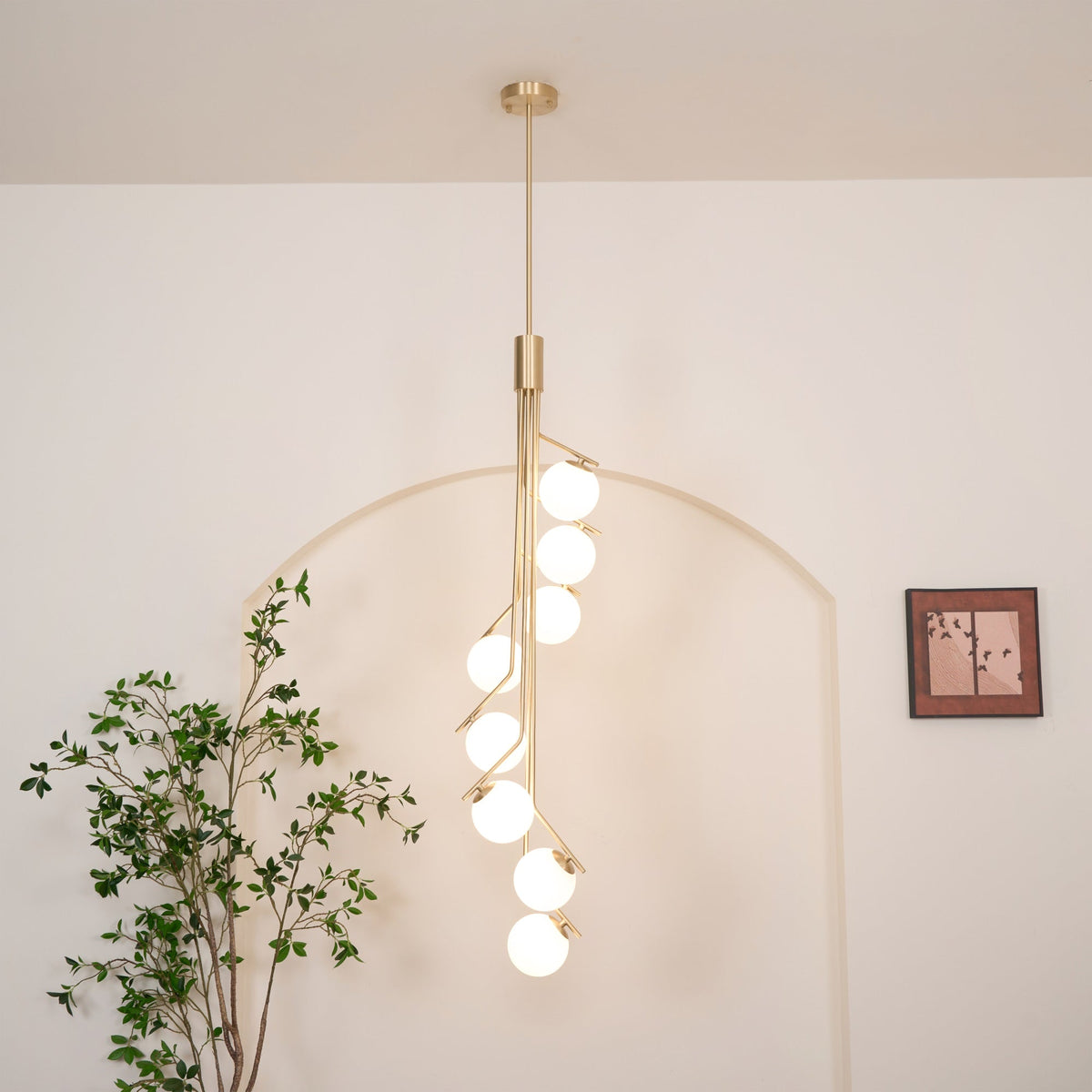 Ageet zeitgenössische minimalistische Pendelleuchte aus Glas