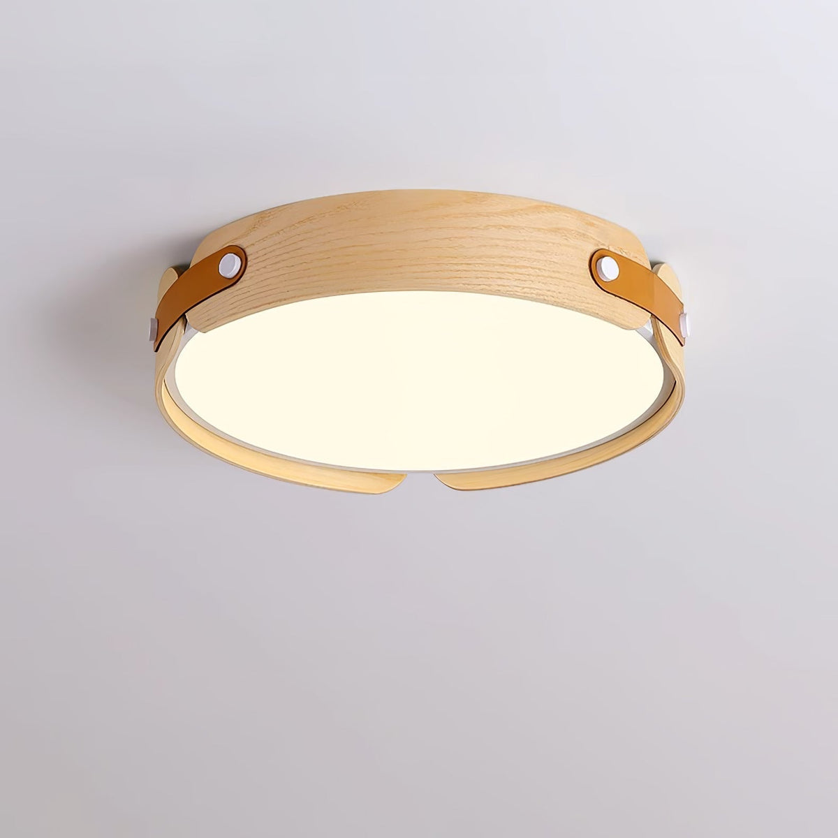 Edan zeitgenössische minimalistische Deckenleuchte aus Holz