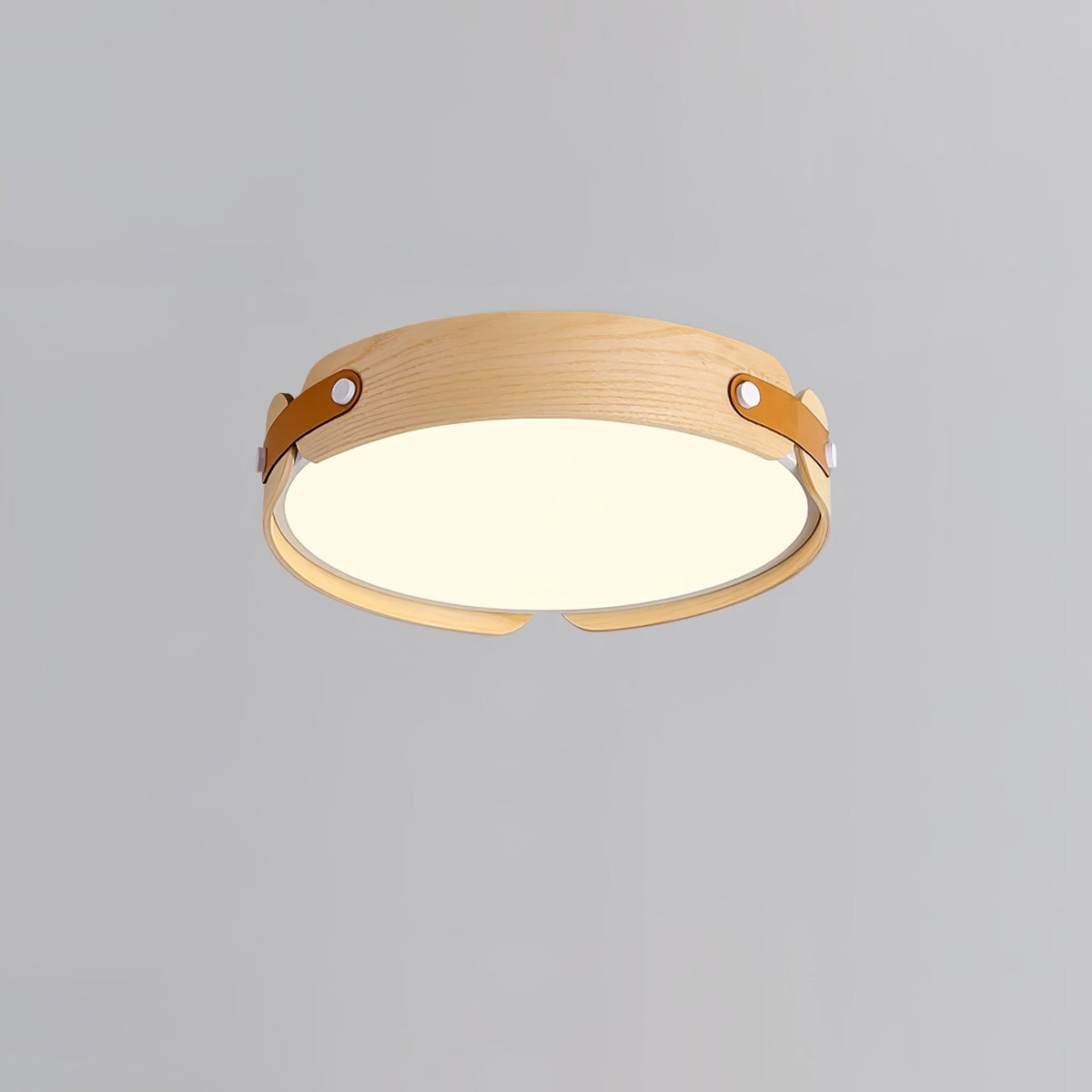 Edan zeitgenössische minimalistische Deckenleuchte aus Holz