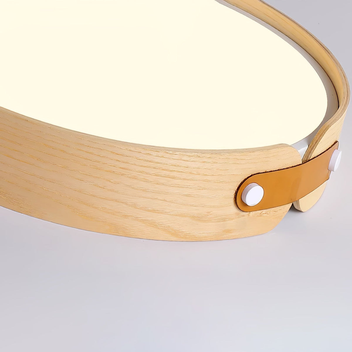 Edan zeitgenössische minimalistische Deckenleuchte aus Holz