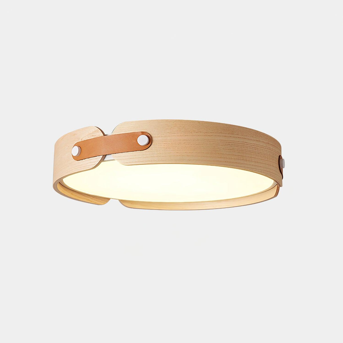 Edan zeitgenössische minimalistische Deckenleuchte aus Holz