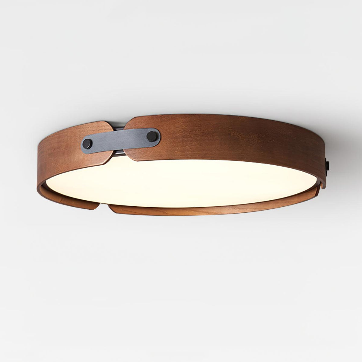 Edan zeitgenössische minimalistische Deckenleuchte aus Holz