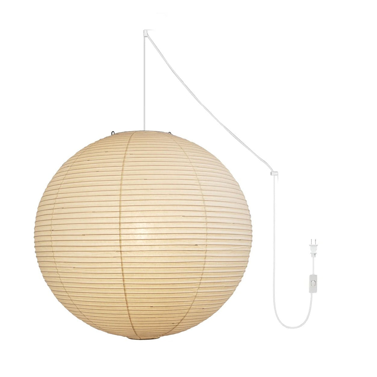 Kalemu Vintage-Pendelleuchte aus Papier