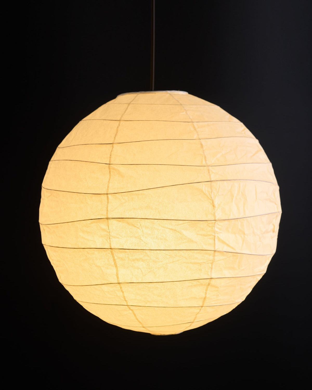 Lunalora Papier-Vintage-Pendelleuchte aus Seidenpapier