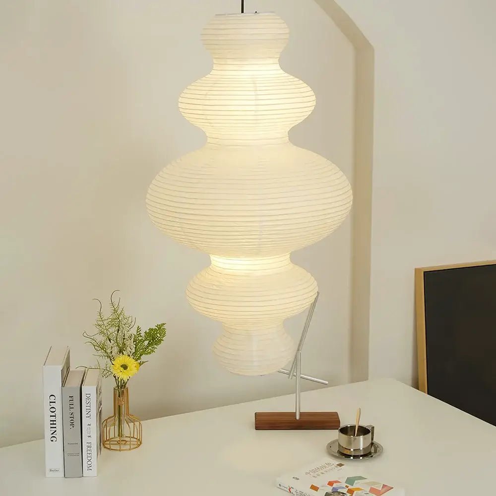 Lunivora Papier-Pendelleuchte im traditionellen Stil