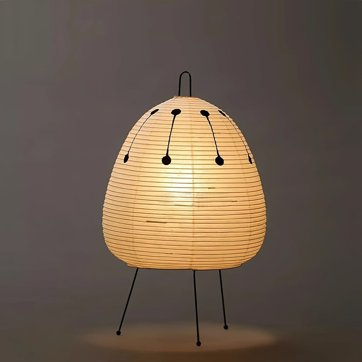 Tranquilux Tischleuchte japanisch inspiriert aus Papier
