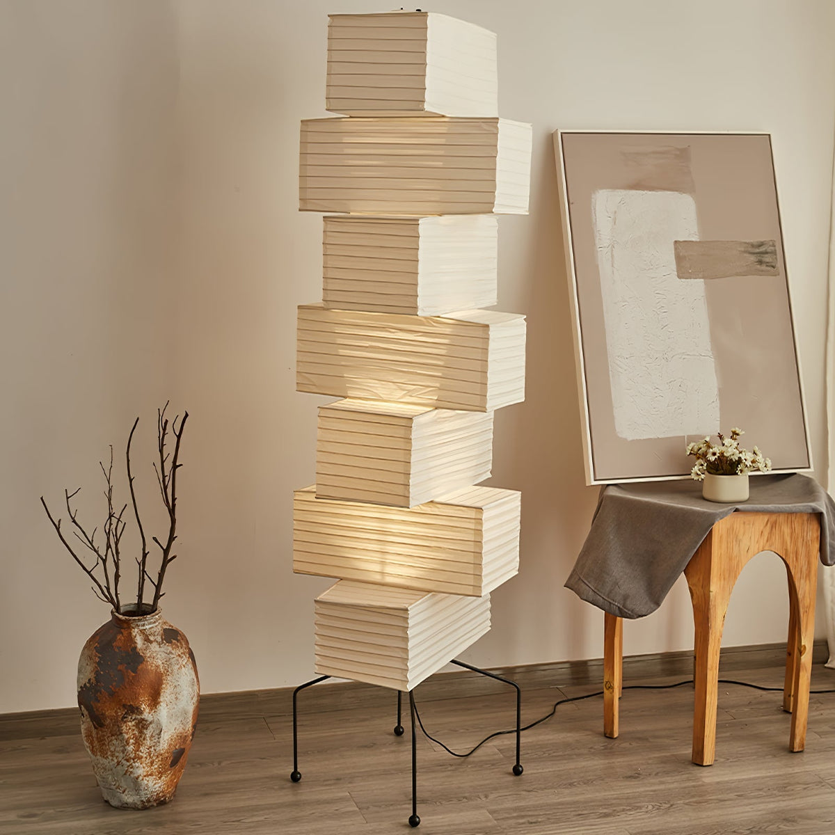 Avara Papier-Stehleuchte