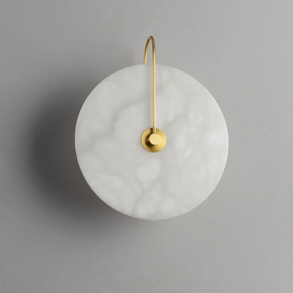 Albeenne Alabaster Kugel-Wandleuchte