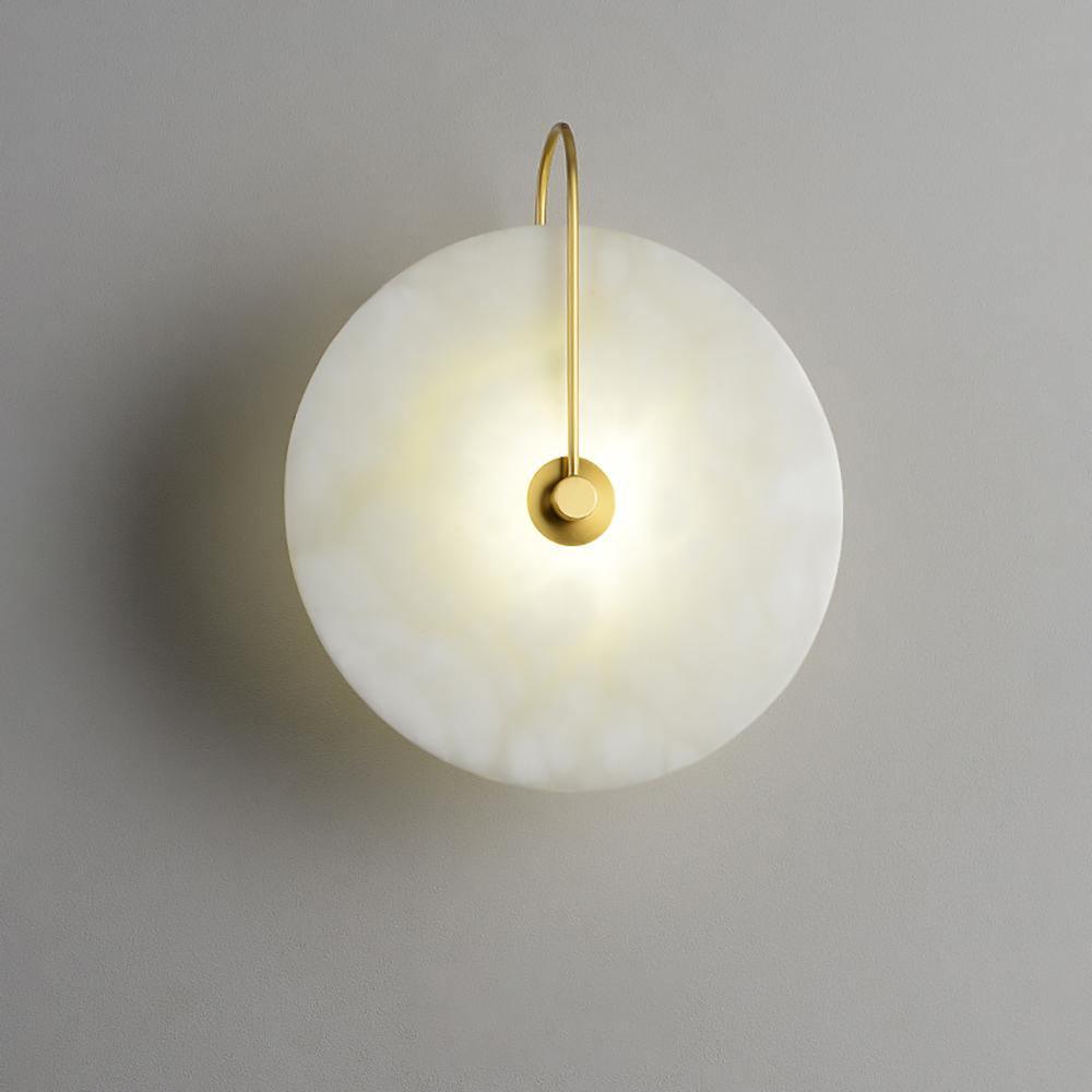 Albeenne Alabaster Kugel-Wandleuchte