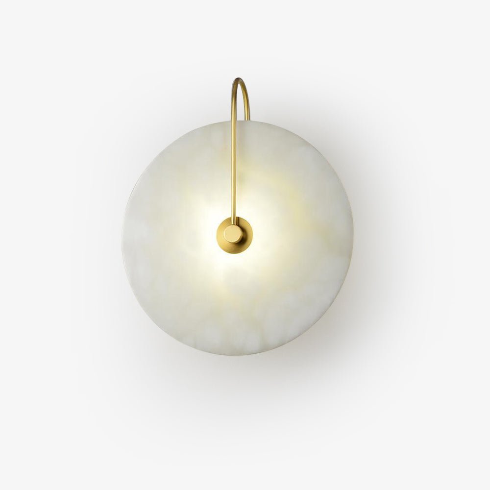 Albeenne Alabaster Kugel-Wandleuchte