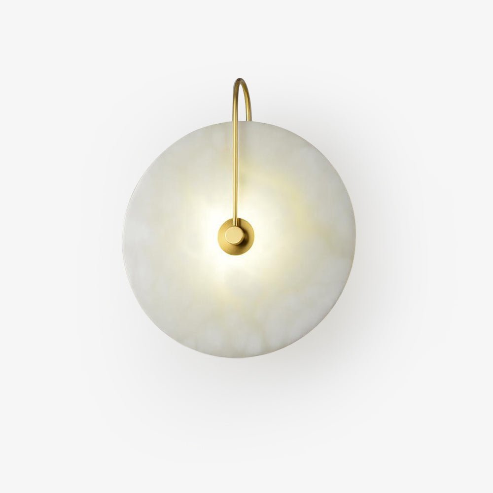 Albeenne Alabaster Kugel-Wandleuchte