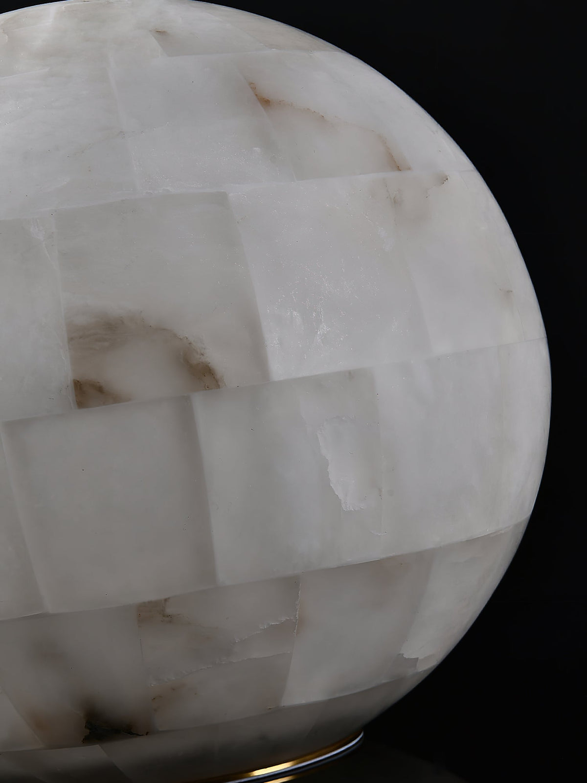 Alabaster-Tischlampe