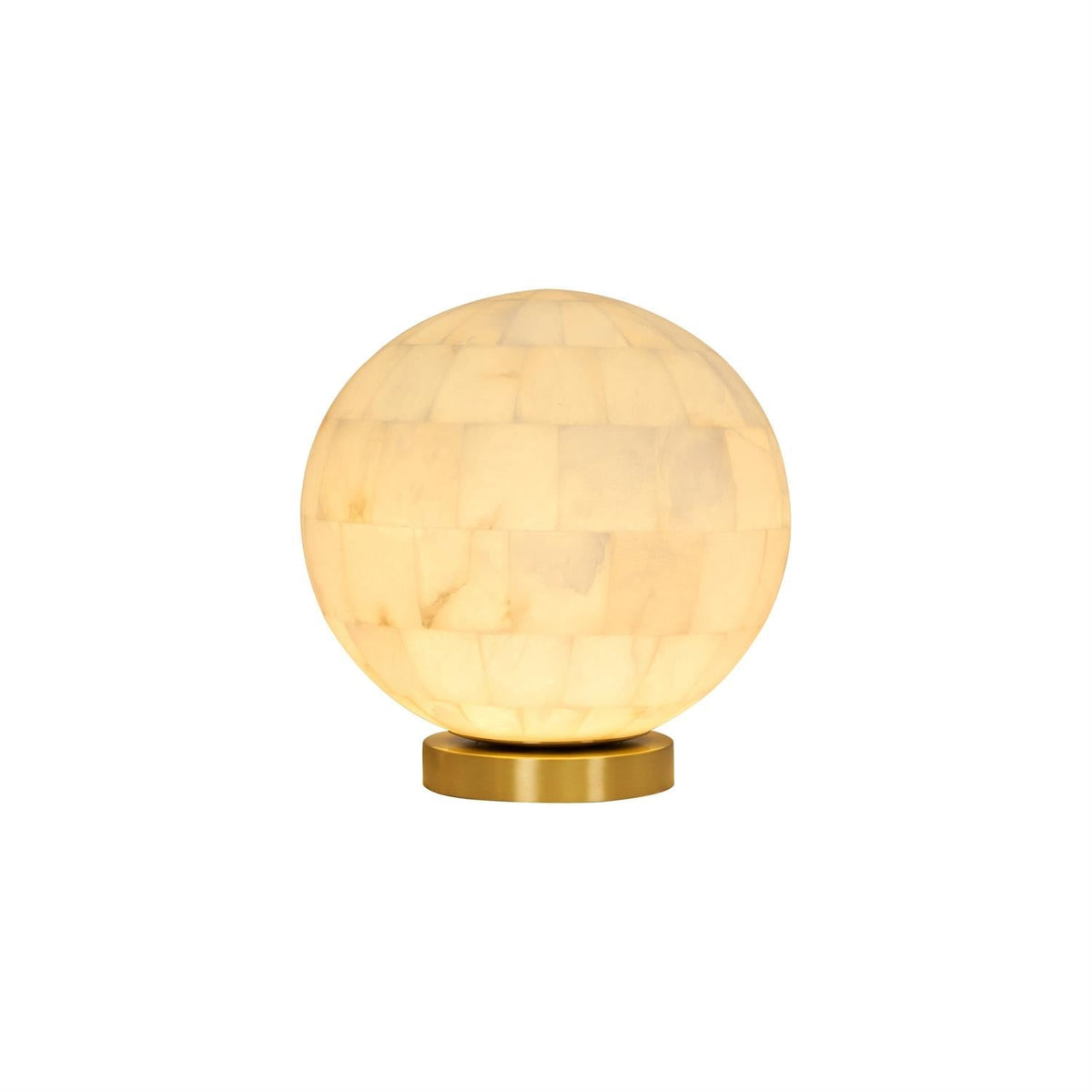 Alabaster-Tischlampe