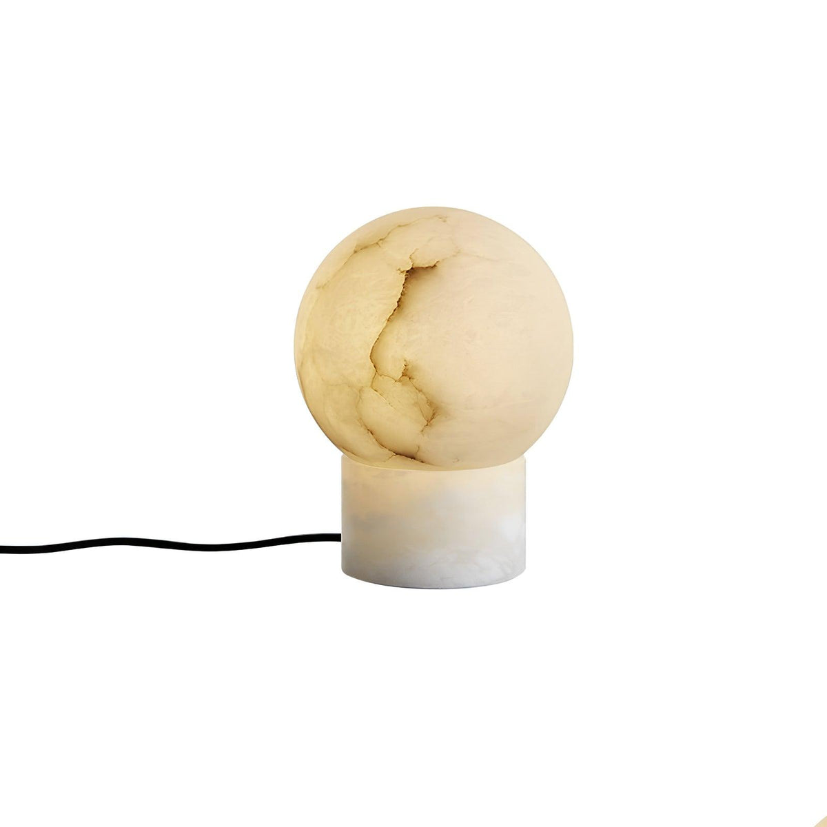 Albiniella zeitgenössische Tischleuchte aus Alabaster