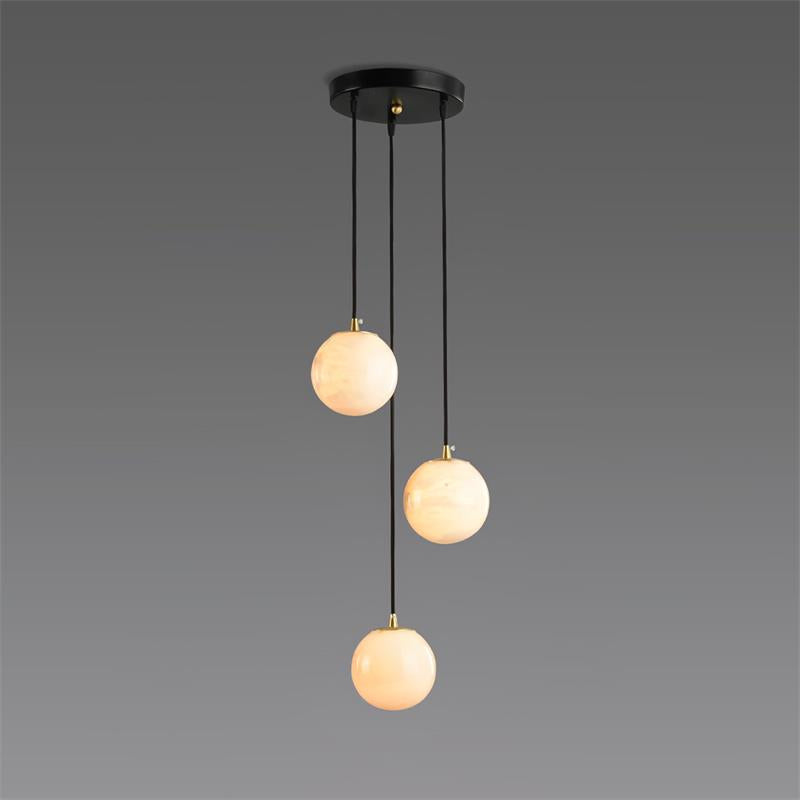 Taren Alabaster Kronleuchter Kugeln Cluster