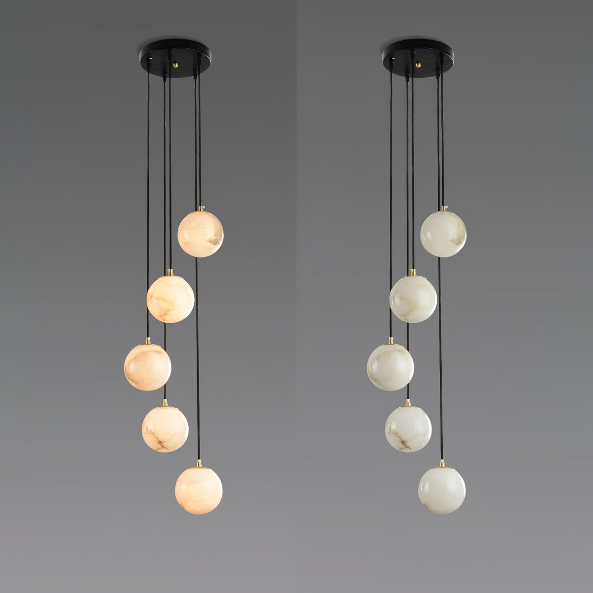 Sexta Alabaster Pendelleuchte Kronleuchter