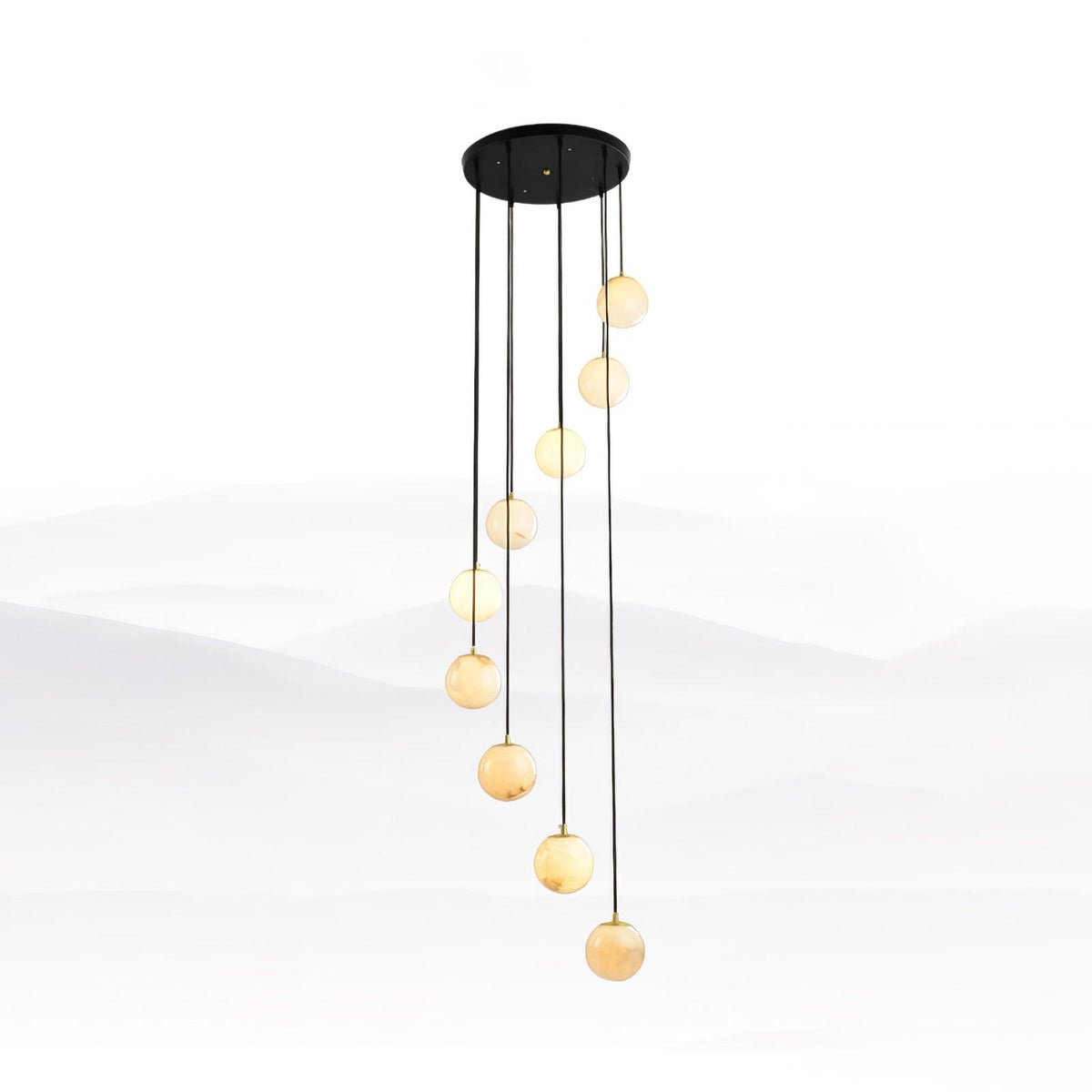 Sexta Alabaster Pendelleuchte Kronleuchter
