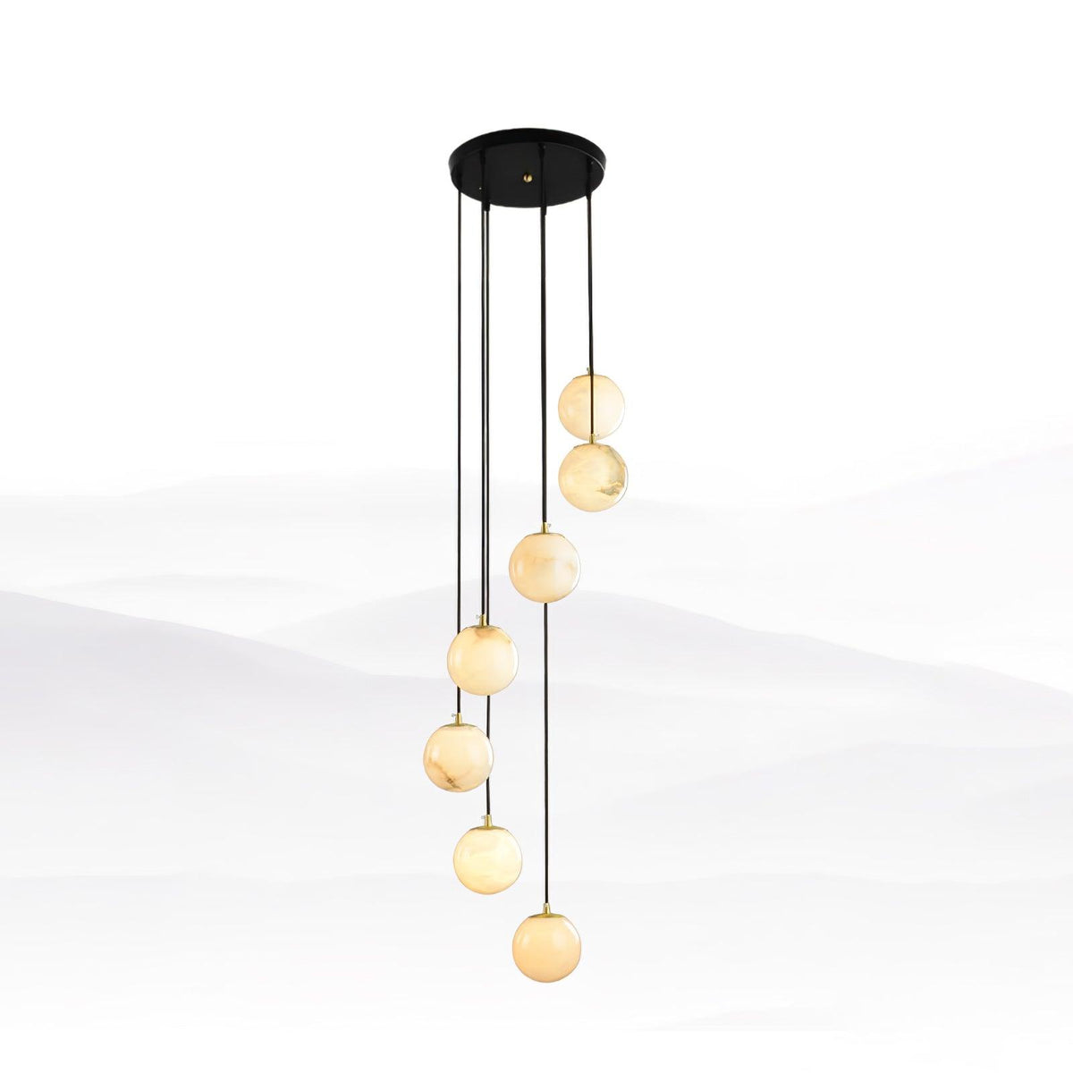 Sexta Alabaster Pendelleuchte Kronleuchter
