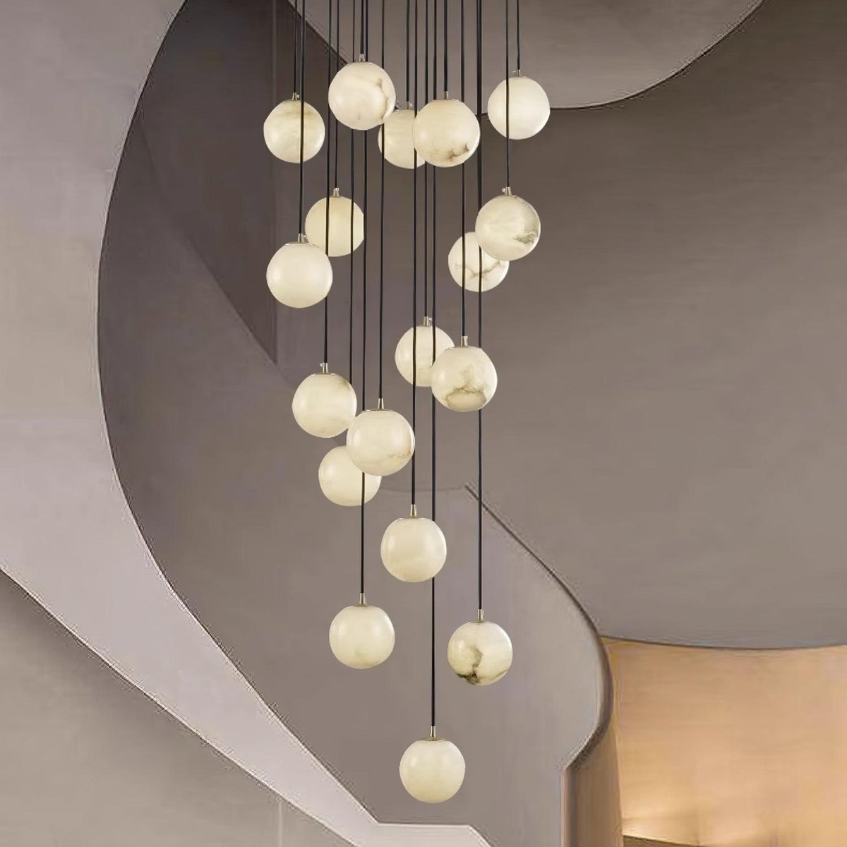 Sexta Alabaster Pendelleuchte Kronleuchter