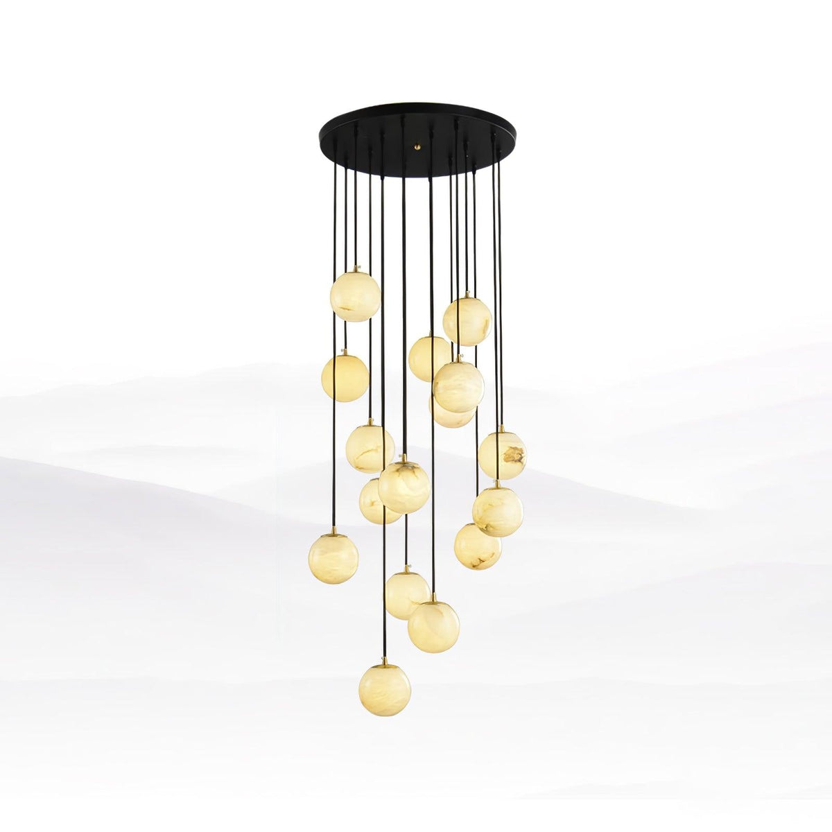Sexta Alabaster Pendelleuchte Kronleuchter