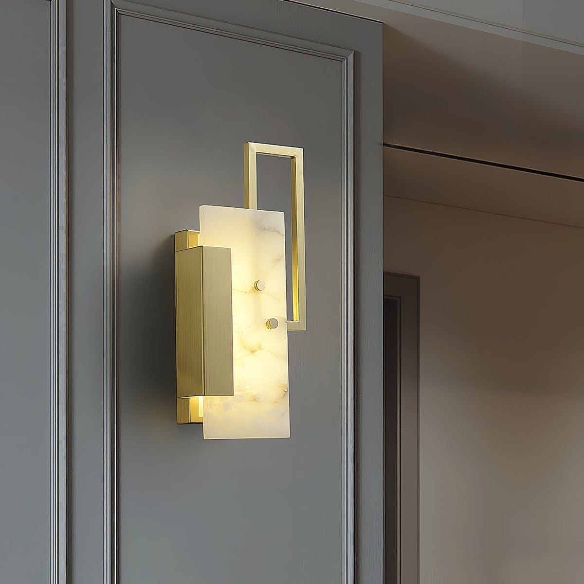 Albinelle Alabaster-Wandleuchte