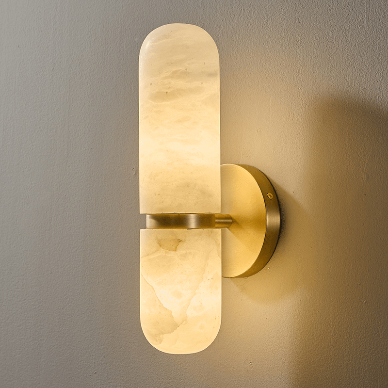 Ismerie Alabaster Wandleuchte