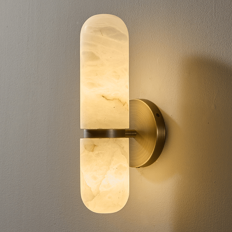 Ismerie Alabaster Wandleuchte
