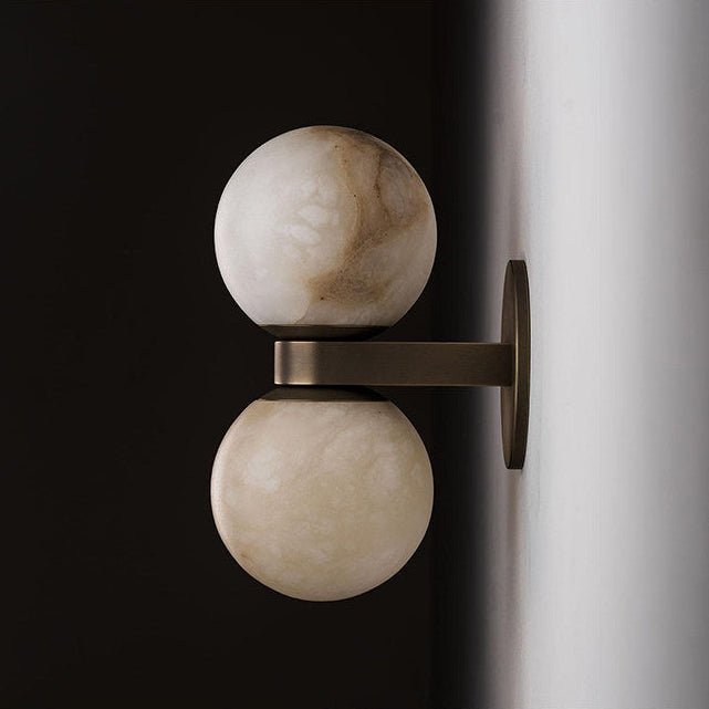 Lumenor Alabaster Celestia Orb Wandleuchte