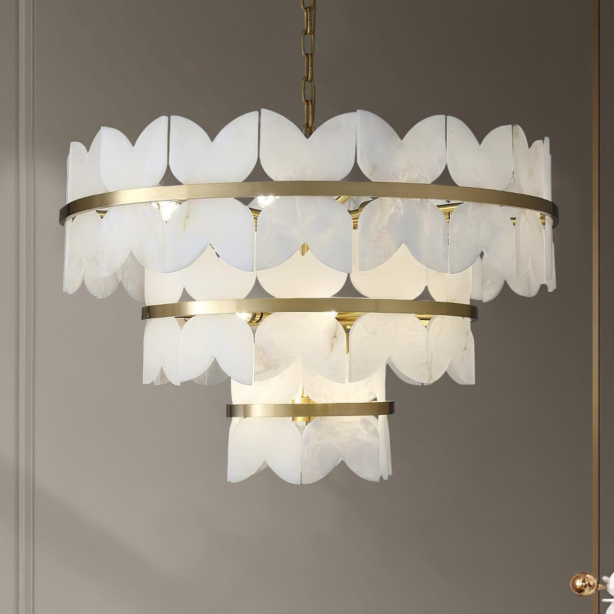 Seraphina Vintage Alabaster Kronleuchter