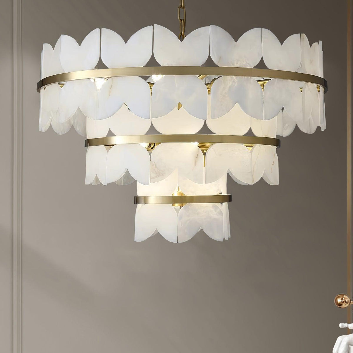 Seraphina Vintage Alabaster Kronleuchter