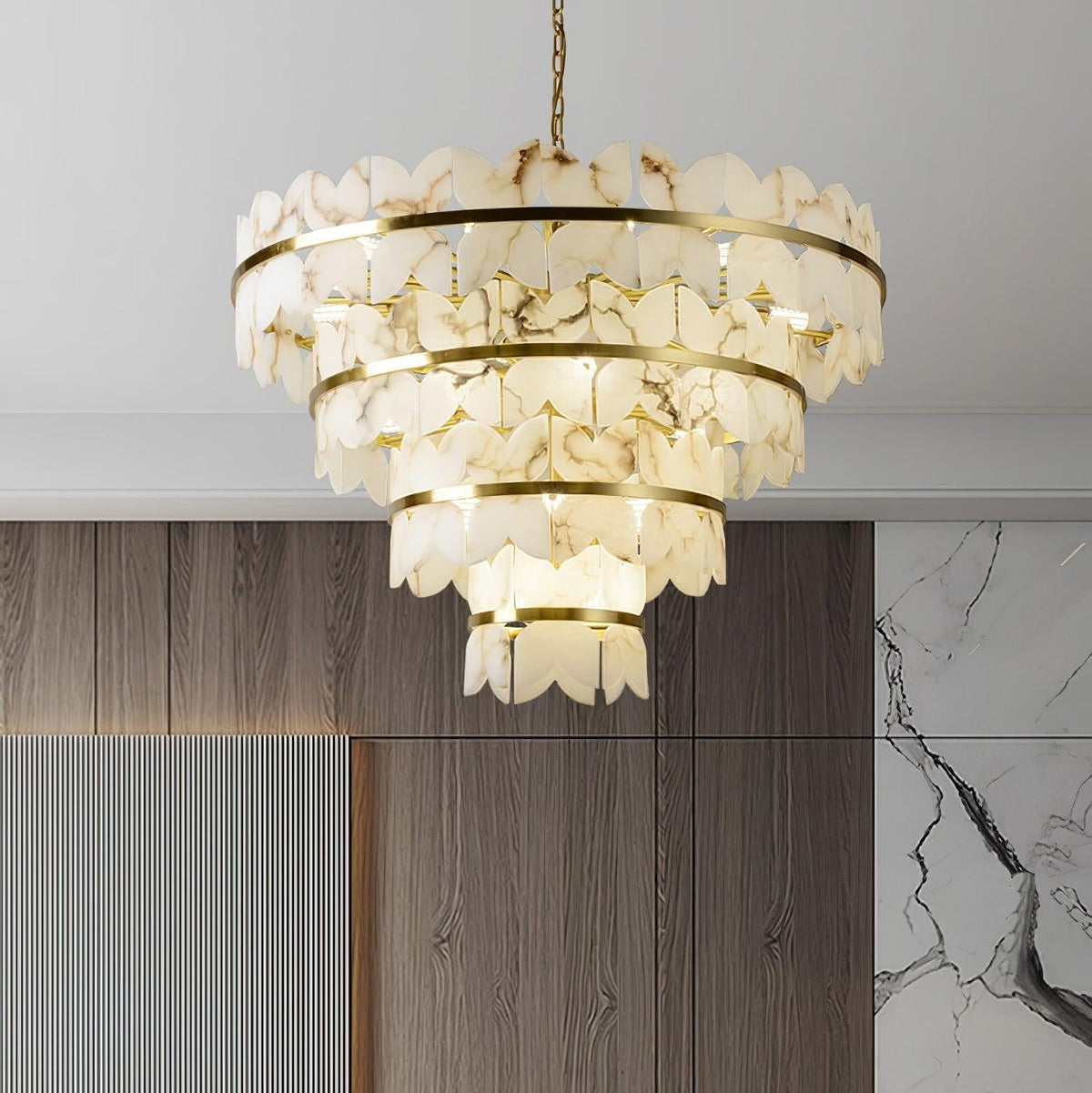 Seraphina Vintage Alabaster Kronleuchter