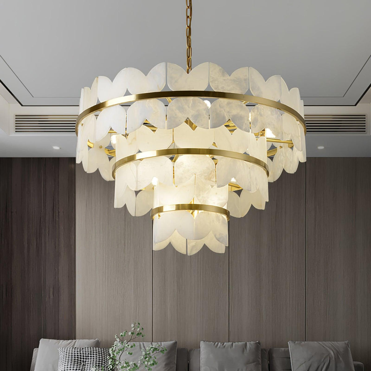 Seraphina Vintage Alabaster Kronleuchter