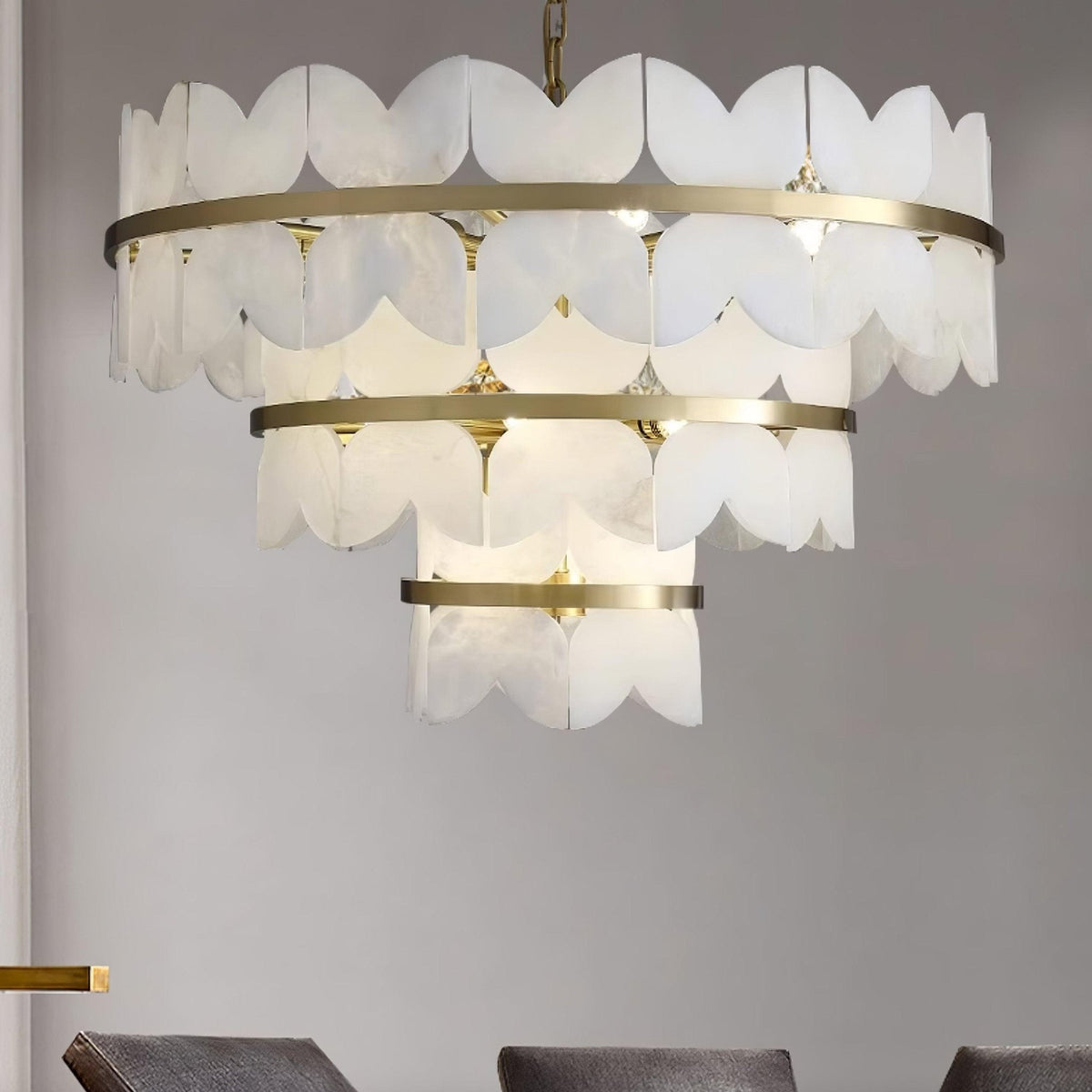 Seraphina Vintage Alabaster Kronleuchter