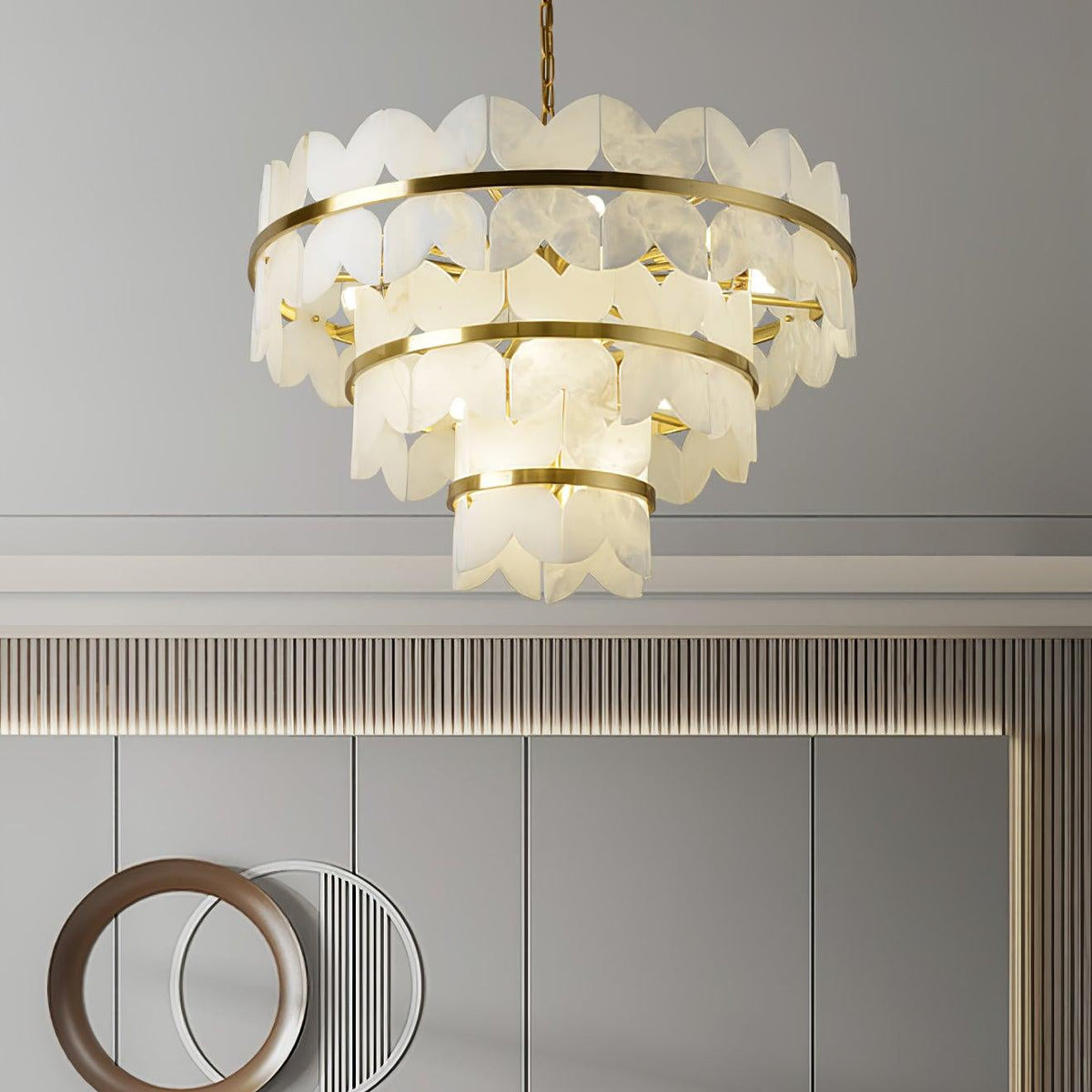 Seraphina Vintage Alabaster Kronleuchter