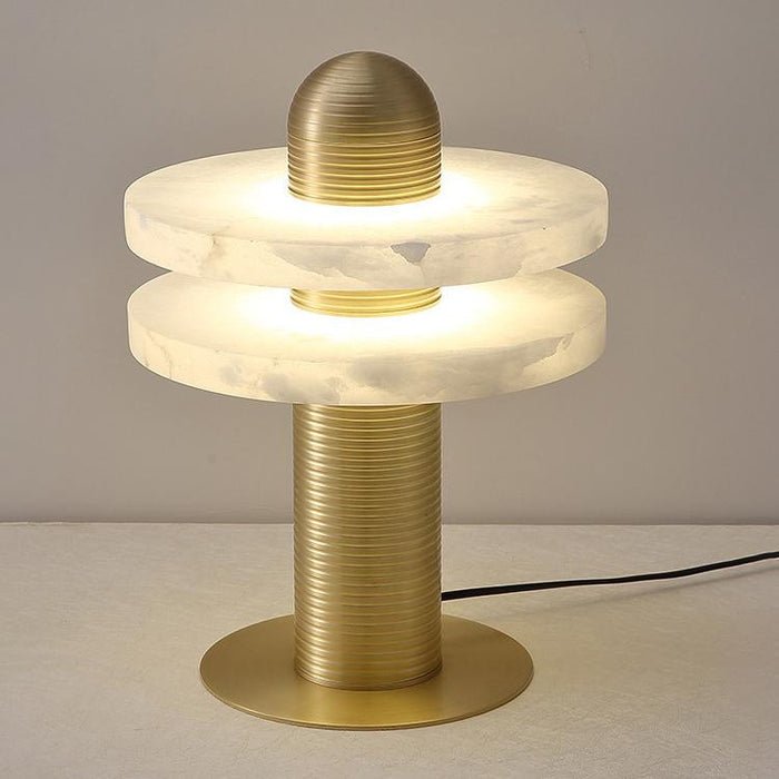 Nerio zeitgenössische Alabaster-Tischleuchte