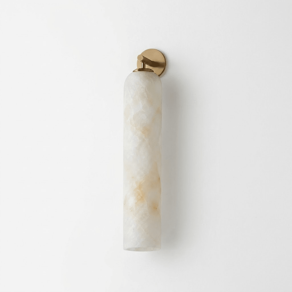 Tube Alabaster Wandleuchte