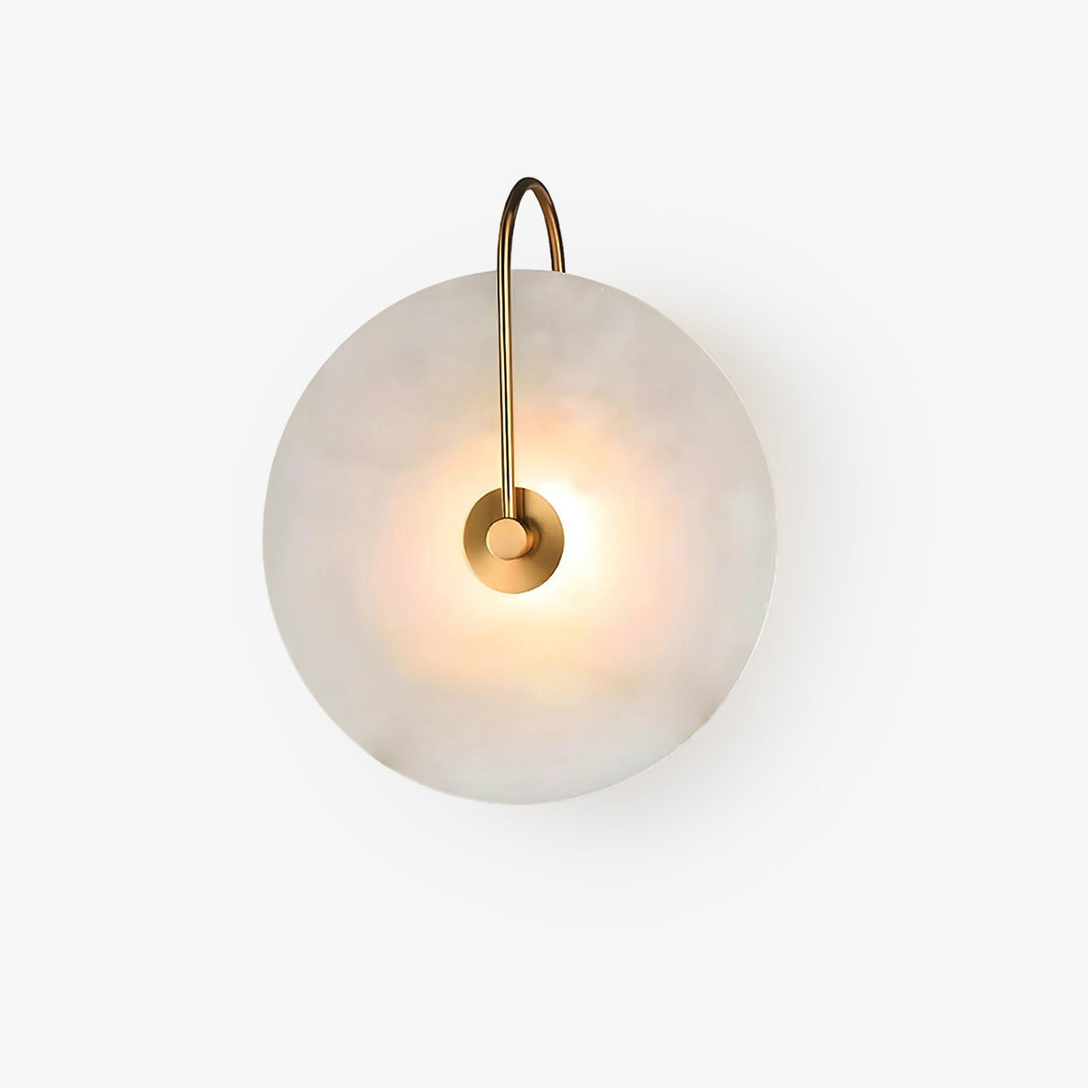 Albeenne Alabaster Kugel-Wandleuchte