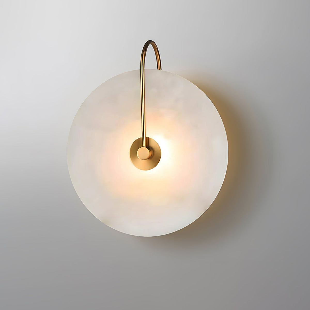 Albeenne Alabaster Kugel-Wandleuchte