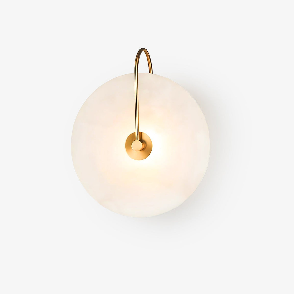 Albeenne Alabaster Kugel-Wandleuchte