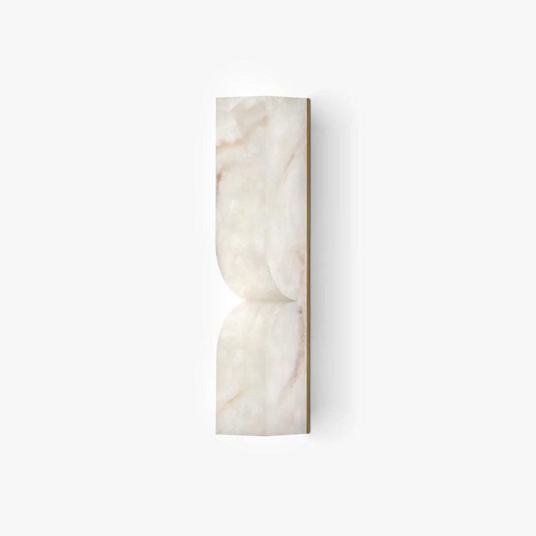 Niveelle Alabaster rechteckige Wandleuchte